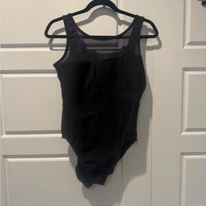Miraclesuit Illusion One Piece Swimsuit Slimming Size 14 Black Full Coverage